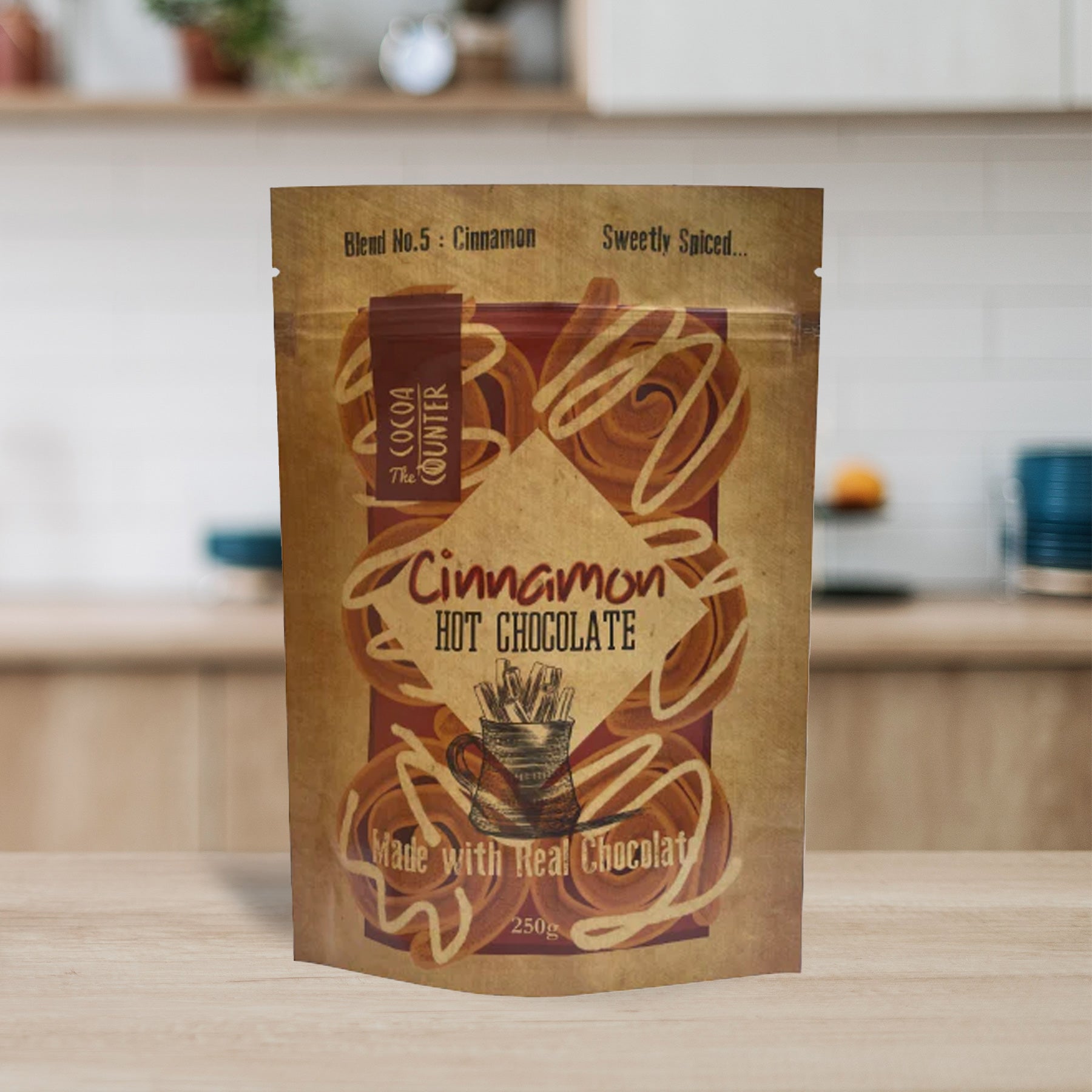 Cinnamon Real Hot Chocolate Flakes