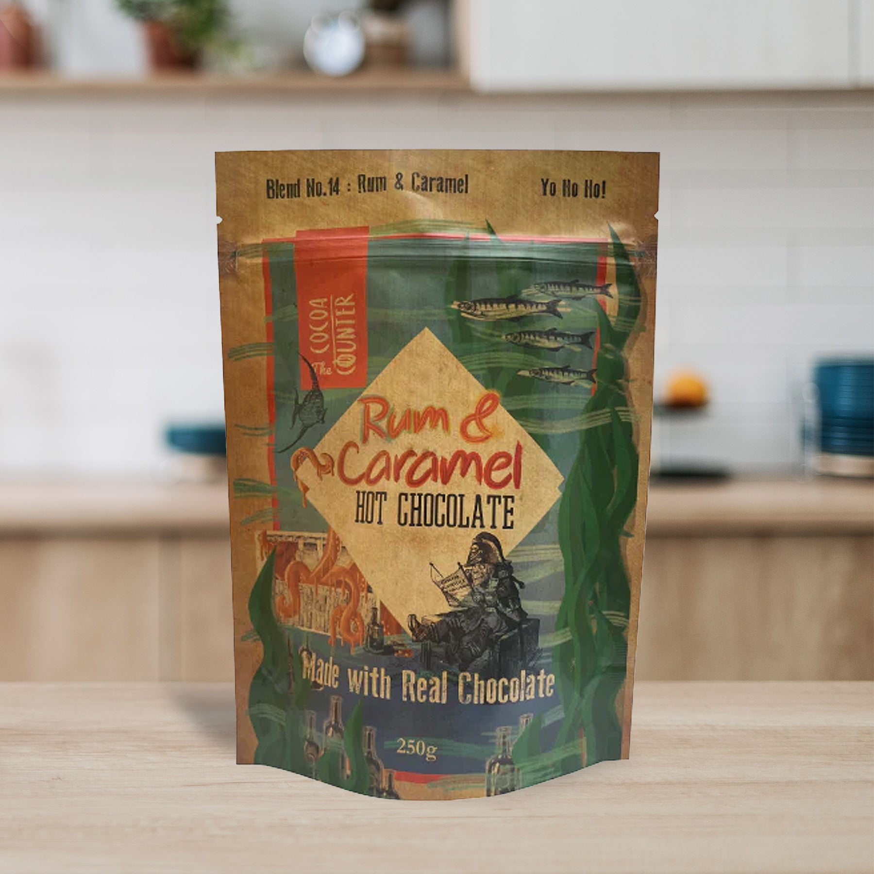 Rum & Caramel Real Hot Chocolate Flakes