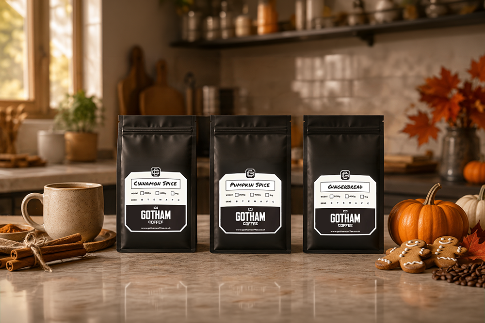 Pumpkin spice season at Gotham Coffee