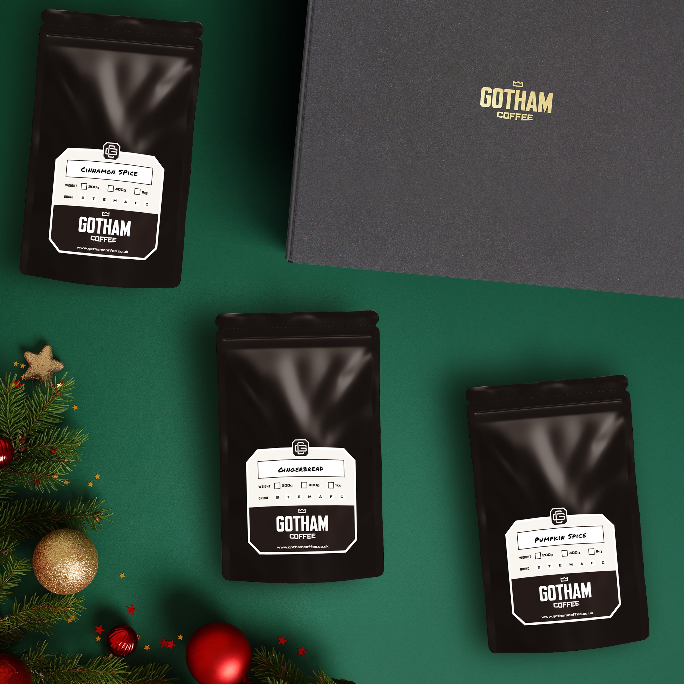 Christmas coffee gift box